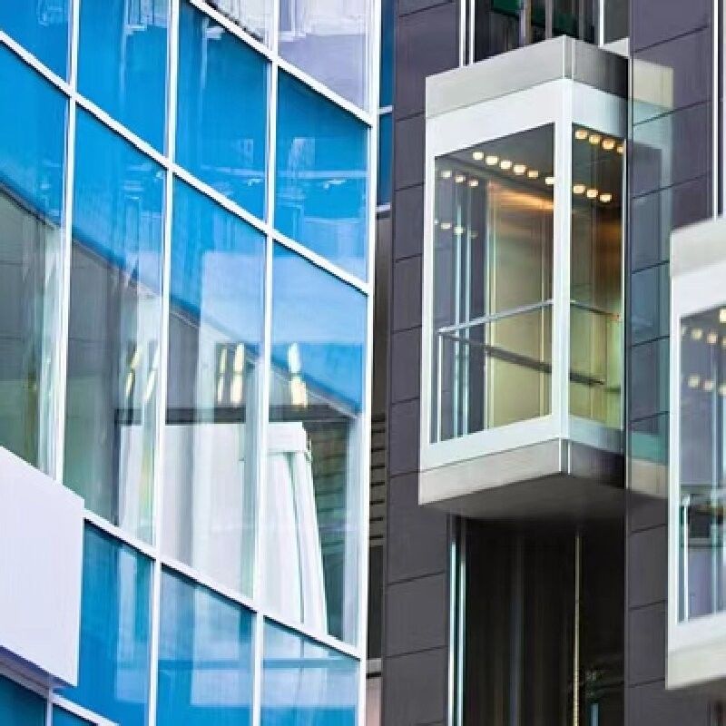 ลิฟท์แบบปรับเปลี่ยนแบบสกรูไดรฟ์ เงียบสงบ ปลอดภัย เดินทางได้ถึง 15 เมตร