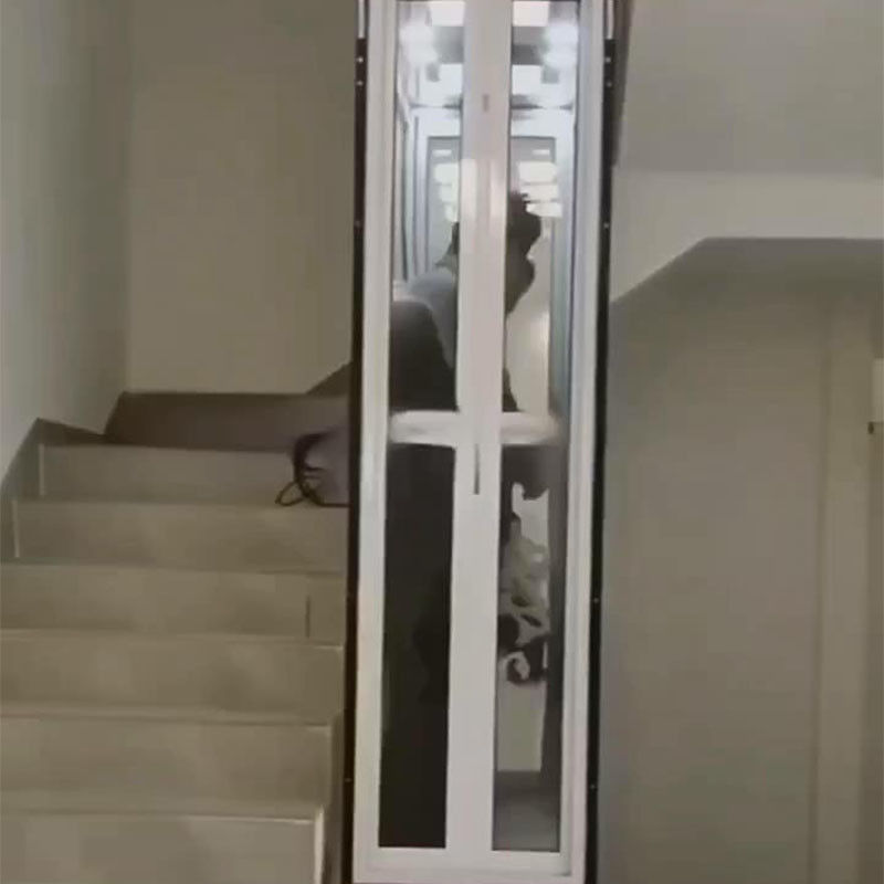 ลิฟท์ไฮดรอลิกขนาดเล็ก สําหรับบ้านและธุรกิจ ความจุ 400 กิโลกรัม