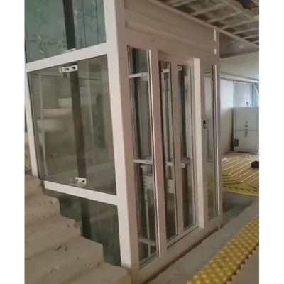 เครื่องดึงที่ไม่มีเกียร์ บ้าน ลิฟท์ที่อยู่อาศัยขนาดเล็ก ระบบควบคุมที่ใช้ไมโครโปรเซสเซอร์