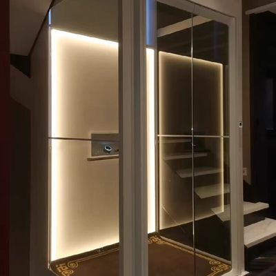 220V ไฮดรอลิกลิฟท์ ลิฟท์บ้าน 5 จุดหยุด ลิฟท์บ้านราคาถูก