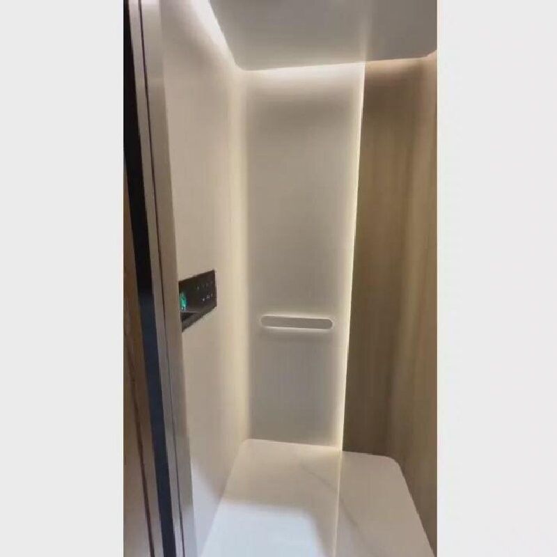 220V AC Screw Drive Home Elevator พร้อมประตูเลื่อนอัตโนมัติและความจุ 400 กิโลกรัม
