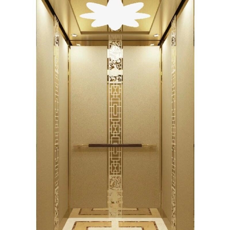 ลิฟท์บ้านแบบไฮดรอลิก แบบไม่มีห้องเครื่องมือ ชั้นคาน ไม่มีหลุม 5 จุดหยุด