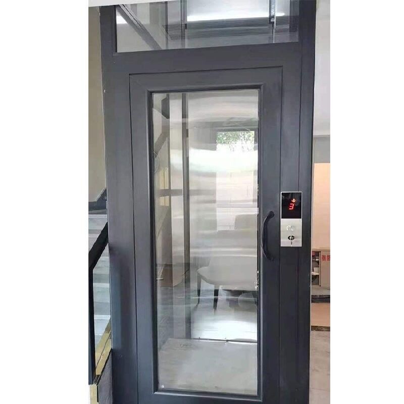 พื้นคอก ห้องเครื่องจักรไฮดรอลิก ลดลิฟท์ด้วยมอเตอร์ 2.2 Kw และไฟฟ้าแอลซีระยะเดียว