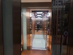 สายไฟเหล็กไร้ขัดลมการดึงลิฟท์บ้านทํางานเรียบร้อย 0.6 M/S